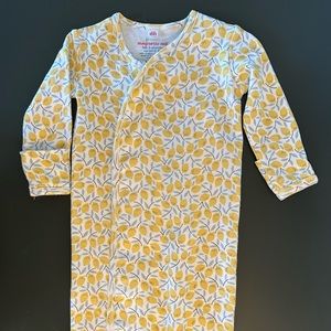 Magnetic Me easy peasy lemon squeezy organic cotton gown